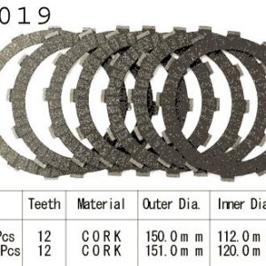 Kit Disques d'Embrayage Garnis Cb750 F2 Seven-Fifty 1992/2002