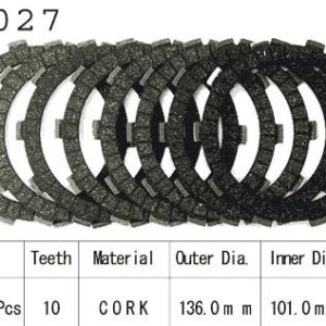 Kit Disques d'Embrayage Garnis Vfr800 Fi 2000/2002