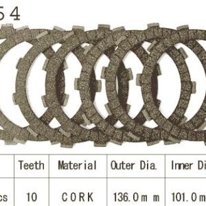 Kit Disques d'Embrayage Garnis Xr500 R 1979/1982
