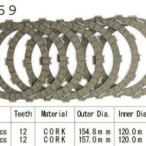 Kit Disques d'Embrayage Garnis Gl1100 1980/1983