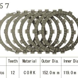 Kit Disques d'Embrayage Garnis Xrv750 Africa Twin 1990/2002