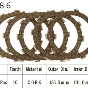 Kit Disques d'Embrayage Garnis Mtx125 Rw 1983/1990