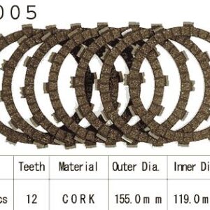 Kit Disques d'Embrayage Garnis