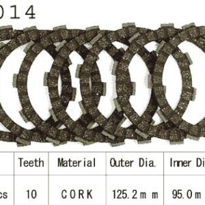 Kit Disques d'Embrayage Garnis Cross Yz 80/1985 1993/2003