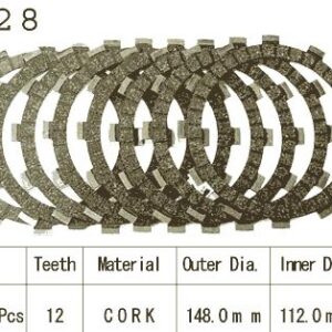 Kit Disques d'Embrayage Garnis Xt 500 1977/1980