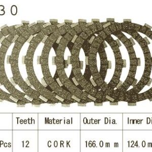 Kit Disques d'Embrayage Garnis Xs 1100 1978/1982