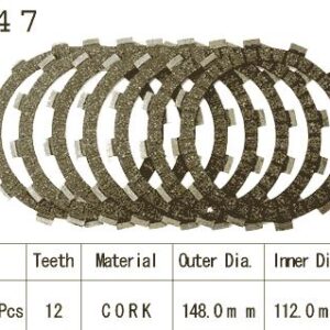 Kit Disques d'Embrayage Garnis Xs 850 1980/1988