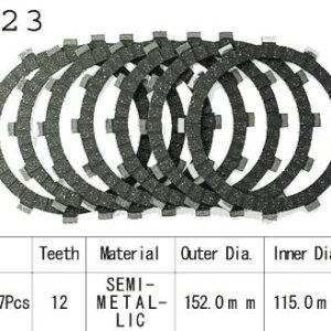 Kit Disques d'Embrayage Garnis Gs 550 E 1977/1982