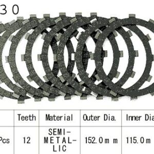 Kit Disques d'Embrayage Garnis Gsx 750 E 1980/1984