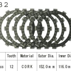 Kit Disques d'Embrayage Garnis Dr 400 S 1980/1981