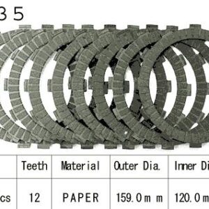 Kit Disques d'Embrayage Garnis Gsx 1100 E 1983/1986