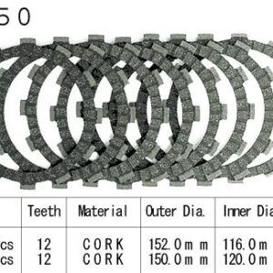 Kit Disques d'Embrayage Garnis Gsx-F 750 1998/2002