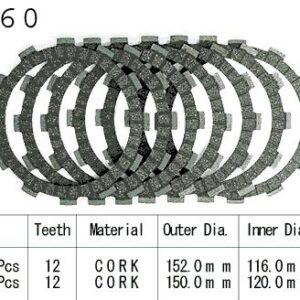 Kit Disques d'Embrayage Garnis Sv 650 S/N 1999/2002