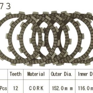 Kit Disques d'Embrayage Garnis Rm 250 1986/1987