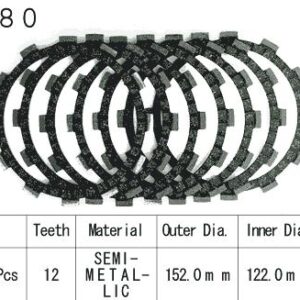 Kit Disques d'Embrayage Garnis Rgv 250 1989/1990
