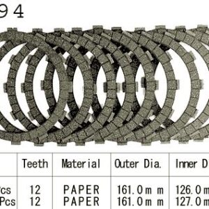 Kit Disques d'Embrayage Garnis Gsx-R 1300 Hayabusa 1999/2001