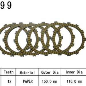 Kit Disques d'Embrayage Garnis Lt-F 500 F 2003