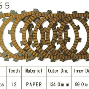 Kit Disques d'Embrayage Garnis Kx125 E1/E2 1986/1987