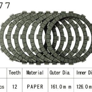 Kit Disques d'Embrayage Garnis Zr750 Zephir 1991/1992