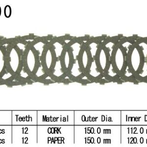 Kit Disques d'Embrayage Garnis Zx-12r 2000
