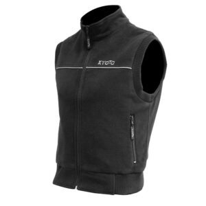 Veste Polaire 4 Femme Taille M Protection Froid sans Manche 100% Polyester Noire