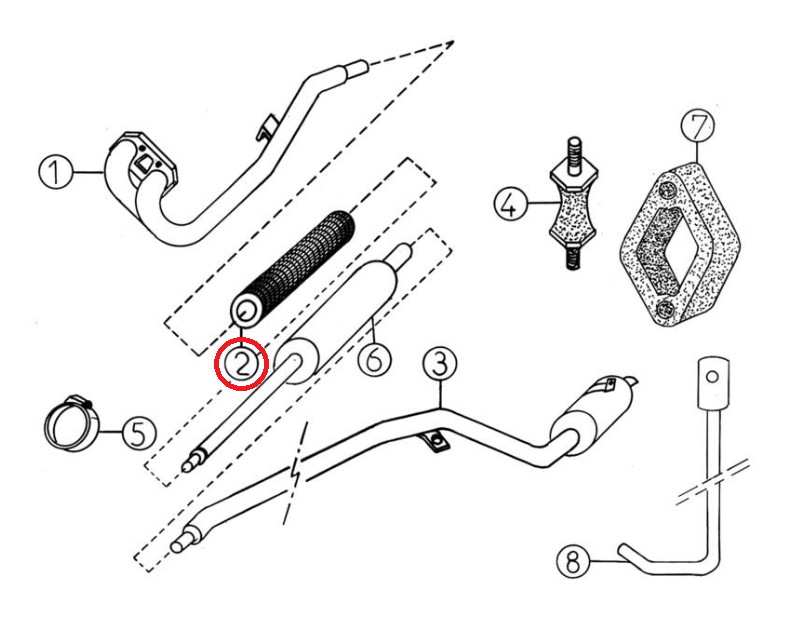 FLEXIBLE D'ECHAPPEMENT - 190MM - AIXAM 400 400SL 400 EVO 500.4 500.5 500SL A721 A741 A751 CITY ROADLINE SCOUTY CROSSLINE – Image 2