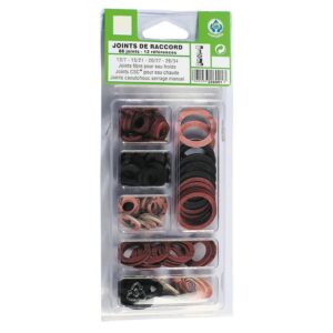 Coffret assortiment joints de raccord Gripp - 86 pièces - Watts