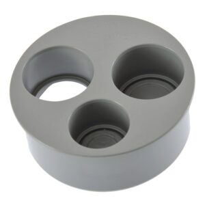 Tampon de réduction operculé 3 piquages Mâle / Femelle Girpi - Diamètre 100 - 40 - 40 - 32 mm - Girpi