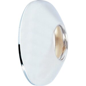 Rosace vissante chromée haute - F 3/4"
