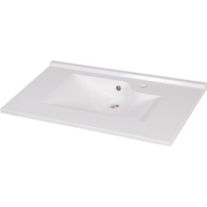 Plan vasque en résine Resiloge - CREAZUR - Longueur 80 cm - Creazur