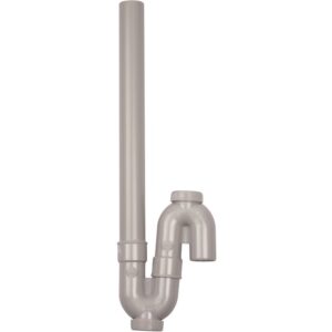Siphon machine à laver – NICOLL – Sortie horizontale orientable – PVC gris – Ø40 mm - Nicoll