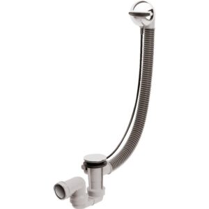 Vidage de baignoire automatique – HANSGROHE – Flexaplus – Chromé – Câble Bowden 520 mm - Hansgrohe