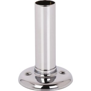 Embase pour porte-rideaux - 85 mm - laiton nickelé chromé - Pellet ASC - Pellet