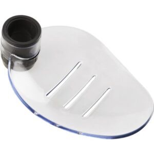 Porte-savon pour barre de douche - Diamètre 25 mm - Transparent - Odyssea