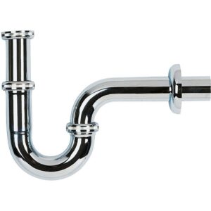 Siphon tube de lavabo - OMP - 1"1/4 - F Ø 32 mm - Laiton chromé - OMP TEA