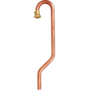 Crosse de sortie de compteur gaz - Pour tube cuivre - Chuchu Decayeux