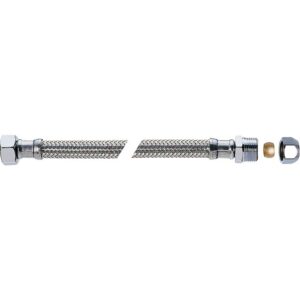 Flexible de raccordement - 30 cm - F 3/8" - Bicône Ø 10 mm - Tucai