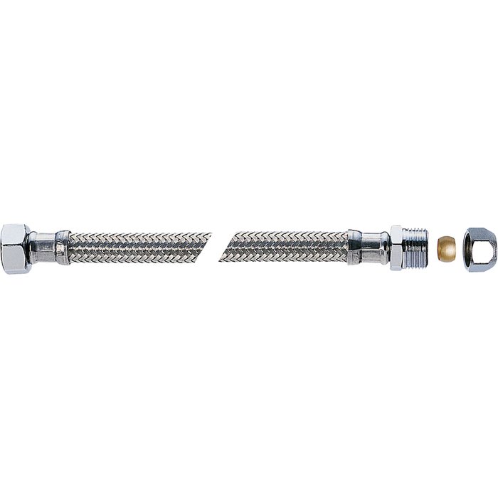 Flexible de raccordement - 30 cm - F 3/8" - Bicône Ø 10 mm - Tucai