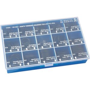 Assortiment de joints toriques grande taille - Coffret de 230 pièces - SIDER