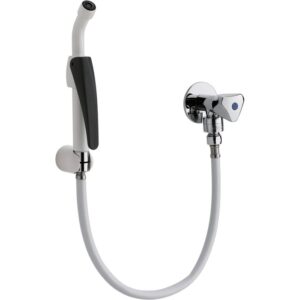 Lave-bassin avec robinet à clapet, manette à 45° - Presto