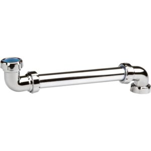 Tubulure de lavabo - Nicoll - Chromée - Spécial gain de place - Nicoll