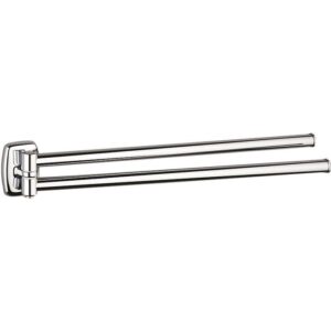 Porte-serviette double, mobile - Inda