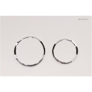 Plaque de commande - Geberit - Oméga 20 - Double touche - Geberit