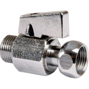 Robinet d'arrêt WC - SFERACO - Quart de tour droit - MF 3/8" - Sferaco