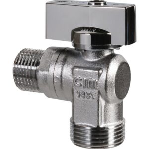 Robinet à boisseau sphérique 1/4 de tour équerre – CIMBERIO – Série Forte – 3/4" – PN 16 - Cimberio
