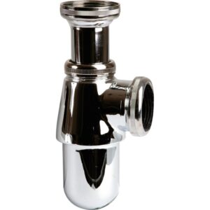 Siphon bouteille évier - OMP - 1"1/2 - Ø 40 mm - Laiton chromé - OMP TEA