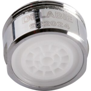 Brise-jet ECO antitartre – DELABIE – M24x100 – Débit 1,5 à 6 L/min – Préréglé 3 L/min – Lot de 2 - Delabie