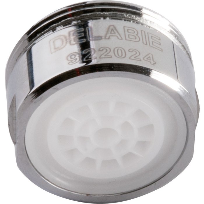 Brise-jet ECO antitartre – DELABIE – M24x100 – Débit 1,5 à 6 L/min – Préréglé 3 L/min – Lot de 2 - Delabie
