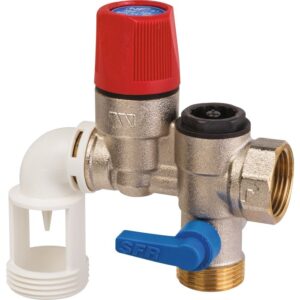 Groupe de sécurité coudé - WATTS INDUSTRIES - 3/4" - Inox - Watts