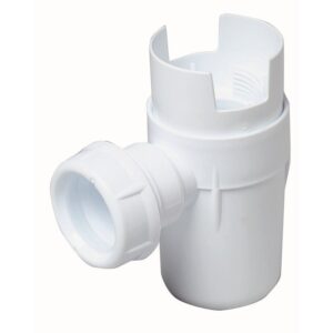 Siphon groupe de sécurité - NICOLL - Ø32 mm / 1"1/4 - Entrée F 1" - Orientable 360° - Nicoll
